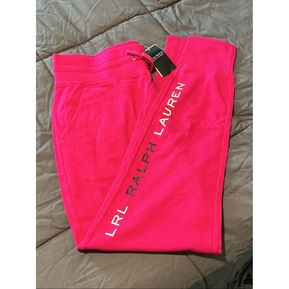 Ralph Lauren Hot Pink Track Jogger Pants